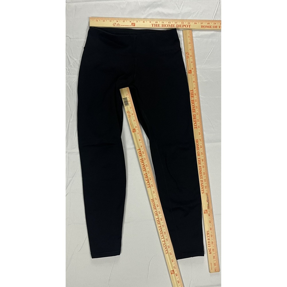 Athleta Alpine Valley Capri S Black Fleece Lined High Rise Legging 353819-00